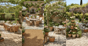 29 French Country Garden Patio Ideas That Looks Straight Out Of A Movie - Interior Design Collage