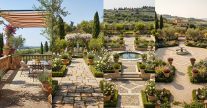 Italian Garden Ideas That Feel Straight Out Of Tuscany - Interior Design Collage